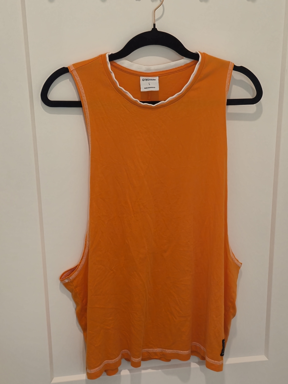 Gymshark Orange Sleeveless Training Tank